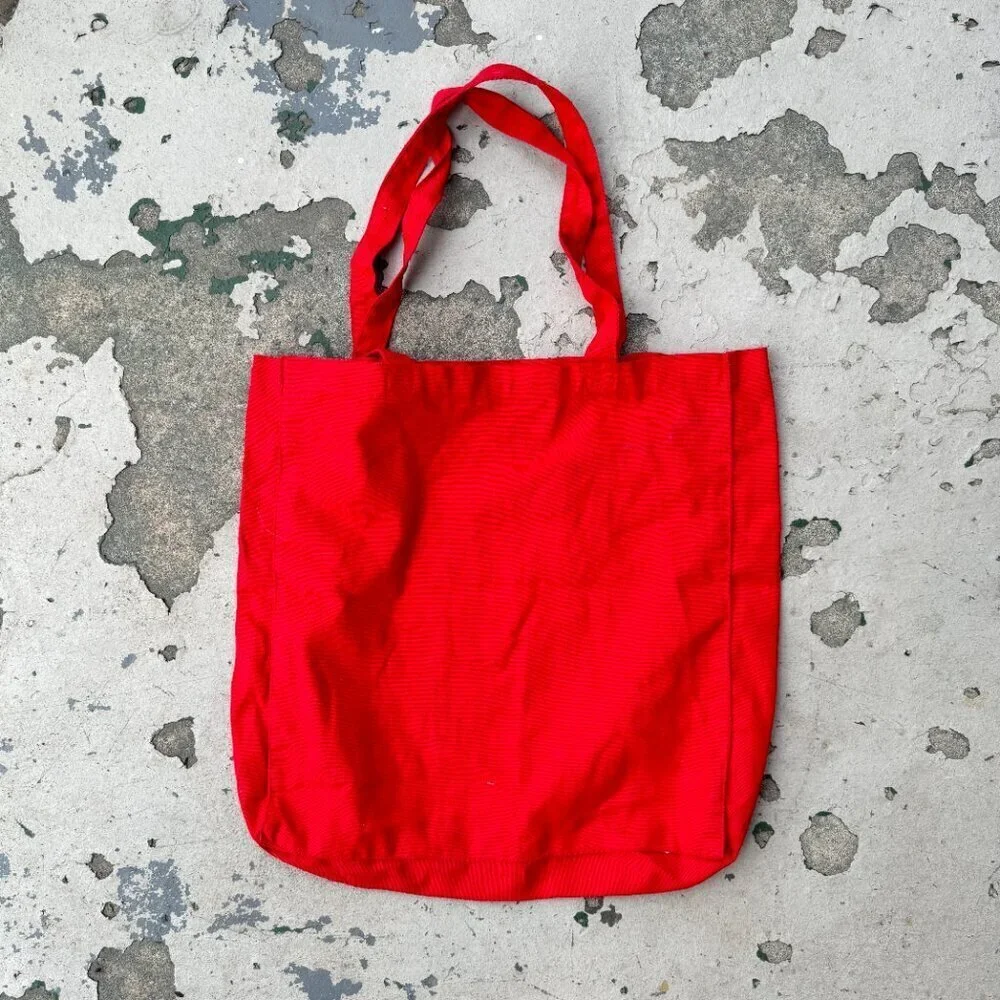 Saving Lives Is In The Bag Red Canvas Tote Bag